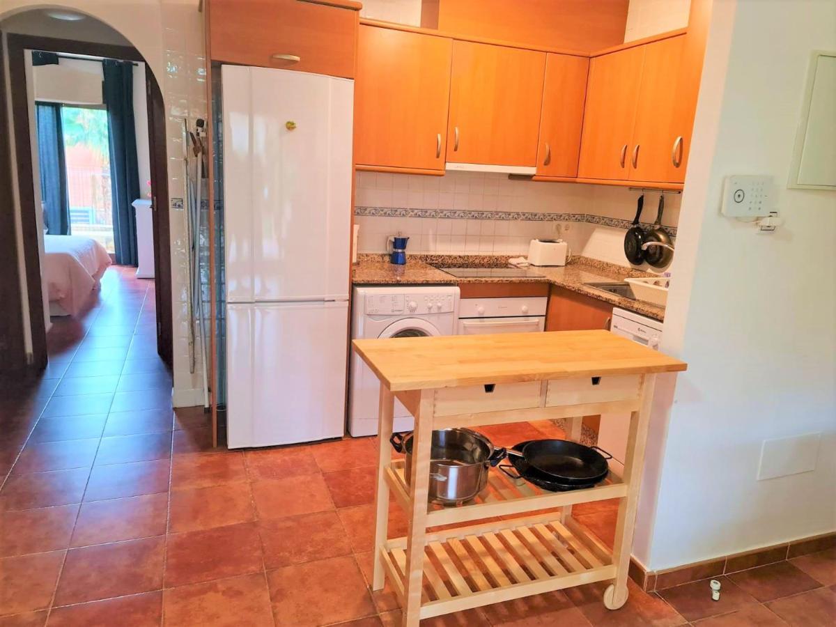 Apartamento Con Hermoso Jardin Y Ac Isla Plana Eksteriør bilde